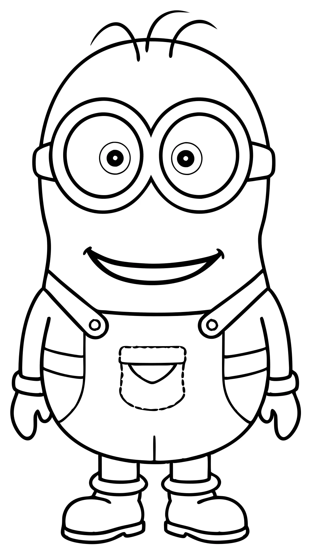 Minion Páginas para colorear imprimibles